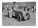 MG C type Midget of Frank Stanley Barnes at the RAC TT Race, Ards Circuit, Belfast, 1932 by Bill Brunell