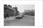 Edgar Maclure's Riley leading Tim Birkin's Alfa Romeo, RAC TT Race, Ards Circuit, Belfast, 1932 by Bill Brunell