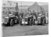 Three MG C type Midgets at the RAC TT Race, Ards Circuit, Belfast, 1932 by Bill Brunell