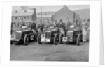 Three MG C type Midgets at the RAC TT Race, Ards Circuit, Belfast, 1932 by Bill Brunell