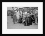MG C type Midget of Hugh Hamilton in the pits at the RAC TT Race, Ards Circuit, Belfast, 1932 by Bill Brunell