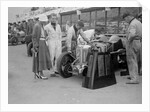 MG C type Midget of Hugh Hamilton in the pits at the RAC TT Race, Ards Circuit, Belfast, 1932 by Bill Brunell