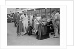 MG C type Midget of Hugh Hamilton in the pits at the RAC TT Race, Ards Circuit, Belfast, 1932 by Bill Brunell