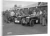 Three MG C type Midgets in the pits at the RAC TT Race, Ards Circuit, Belfast, 1932 by Bill Brunell