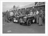 Three MG C type Midgets in the pits at the RAC TT Race, Ards Circuit, Belfast, 1932 by Bill Brunell