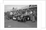 Three MG C type Midgets in the pits at the RAC TT Race, Ards Circuit, Belfast, 1932 by Bill Brunell