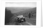 Morris Minor 2-seater competing in a trial, Crowell Hill, Chinnor, Oxfordshire, 1930s by Bill Brunell