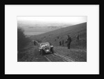 Singer Le Mans competing in a trial, Crowell Hill, Chinnor, Oxfordshire, 1930s by Bill Brunell