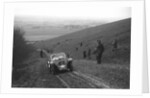Singer Le Mans competing in a trial, Crowell Hill, Chinnor, Oxfordshire, 1930s by Bill Brunell