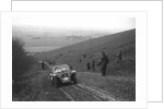 Singer Le Mans competing in a trial, Crowell Hill, Chinnor, Oxfordshire, 1930s by Bill Brunell