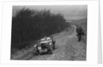 MG J2 competing in a trial, Crowell Hill, Chinnor, Oxfordshire, 1930s by Bill Brunell
