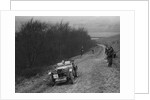MG J2 competing in a trial, Crowell Hill, Chinnor, Oxfordshire, 1930s by Bill Brunell