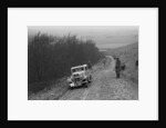 Standard Little Nine saloon competing in a trial, Crowell Hill, Chinnor, Oxfordshire, 1930s by Bill Brunell