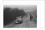 Standard Little Nine saloon competing in a trial, Crowell Hill, Chinnor, Oxfordshire, 1930s by Bill Brunell