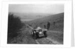Singer 2-seater sports competing in a trial, Crowell Hill, Chinnor, Oxfordshire, 1930s by Bill Brunell
