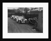 Three Singer cars and a MG PA at a motoring trial, 1930s by Bill Brunell
