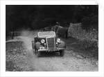 Ford V8 drophead competing in a motoring trial, Nailsworth Ladder, Gloucestershire, 1930s by Bill Brunell