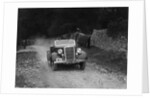 Ford V8 drophead competing in a motoring trial, Nailsworth Ladder, Gloucestershire, 1930s by Bill Brunell