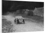 Singer 2-seater sports competing in a motoring trial, Nailsworth Ladder, Gloucestershire, 1930s. by Bill Brunell