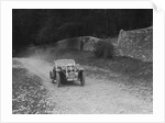Singer 2-seater sports competing in a motoring trial, Nailsworth Ladder, Gloucestershire, 1930s. by Bill Brunell