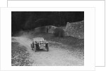 Singer 2-seater sports competing in a motoring trial, Nailsworth Ladder, Gloucestershire, 1930s. by Bill Brunell