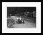 Special trials car competing in a motoring trial, Nailsworth Ladder, Gloucestershire, 1930s. by Bill Brunell
