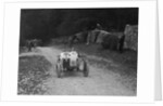 Special trials car competing in a motoring trial, Nailsworth Ladder, Gloucestershire, 1930s. by Bill Brunell