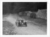 Triumph open tourer competing in a motoring trial, Nailsworth Ladder, Gloucestershire, 1930s. by Bill Brunell