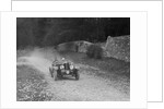 Triumph open tourer competing in a motoring trial, Nailsworth Ladder, Gloucestershire, 1930s. by Bill Brunell