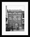 Austin 7 Chummy and Daimler d-back limousine, Christ Church Gate, Canterbury, Kent, c1920s by Bill Brunell