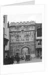 Austin 7 Chummy and Daimler d-back limousine, Christ Church Gate, Canterbury, Kent, c1920s by Bill Brunell