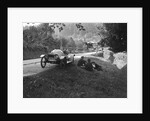 Enjoying a roadside picnic, GWK open 2-seater, c1920s by Bill Brunell