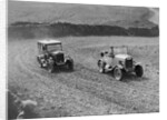 Trojan saloon and tourer competing in the MCC Edinburgh Trial, 1929 by Bill Brunell