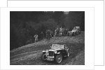 MG TA of JN Goodwin competing in the MCC Edinburgh Trial, Roxburghshire, Scotland, 1938 by Bill Brunell