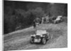 MG TA of RE Rushbrook competing in the MCC Edinburgh Trial, Roxburghshire, Scotland, 1938 by Bill Brunell