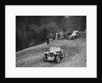 MG TA of RE Rushbrook competing in the MCC Edinburgh Trial, Roxburghshire, Scotland, 1938 by Bill Brunell