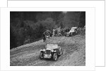 MG TA of RE Rushbrook competing in the MCC Edinburgh Trial, Roxburghshire, Scotland, 1938 by Bill Brunell