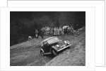 Ford V8 of J Cleland competing in the MCC Edinburgh Trial, Roxburghshire, Scotland, 1938 by Bill Brunell