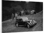 Riley of F Broomfield competing in the MCC Edinburgh Trial, Roxburghshire, Scotland, 1938 by Bill Brunell