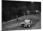 Morgan 4/4 of RD Harris competing in the MCC Edinburgh Trial, Roxburghshire, Scotland, 1938 by Bill Brunell