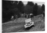 Ford V8 of DG Silcock competing in the MCC Edinburgh Trial, Roxburghshire, Scotland, 1938 by Bill Brunell