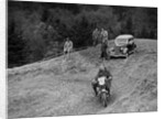 500 cc Ariel of GR Walling competing in the MCC Edinburgh Trial, Roxburghshire, Scotland, 1938 by Bill Brunell