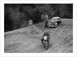 500 cc Ariel of GR Walling competing in the MCC Edinburgh Trial, Roxburghshire, Scotland, 1938 by Bill Brunell