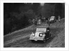 Standard of ADC Gordon competing in the MCC Edinburgh Trial, Roxburghshire, Scotland, 1938 by Bill Brunell