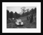 Hillman Minx of S Elgar competing in the MCC Edinburgh Trial, Roxburghshire, Scotland, 1938 by Bill Brunell