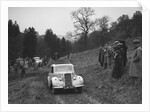 Hillman Minx of S Elgar competing in the MCC Edinburgh Trial, Roxburghshire, Scotland, 1938 by Bill Brunell