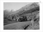 Talbot 14/45 4-door saloon of Kitty Brunell competing in the Monte Carlo Rally, Monaco, 1930 by Bill Brunell