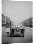 Kitty Brunell with her MG Magna at the RSAC Scottish Rally, 1932 by Bill Brunell