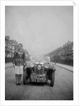 Kitty Brunell with her MG Magna at the RSAC Scottish Rally, 1932 by Bill Brunell