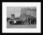 Kitty Brunell and her MG Magna on Castle Esplanade, Edinburgh, RSAC Scottish Rally, 1932 by Bill Brunell